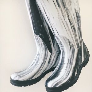 HUNTER Original Nightfall Marbled Tall Rainboot